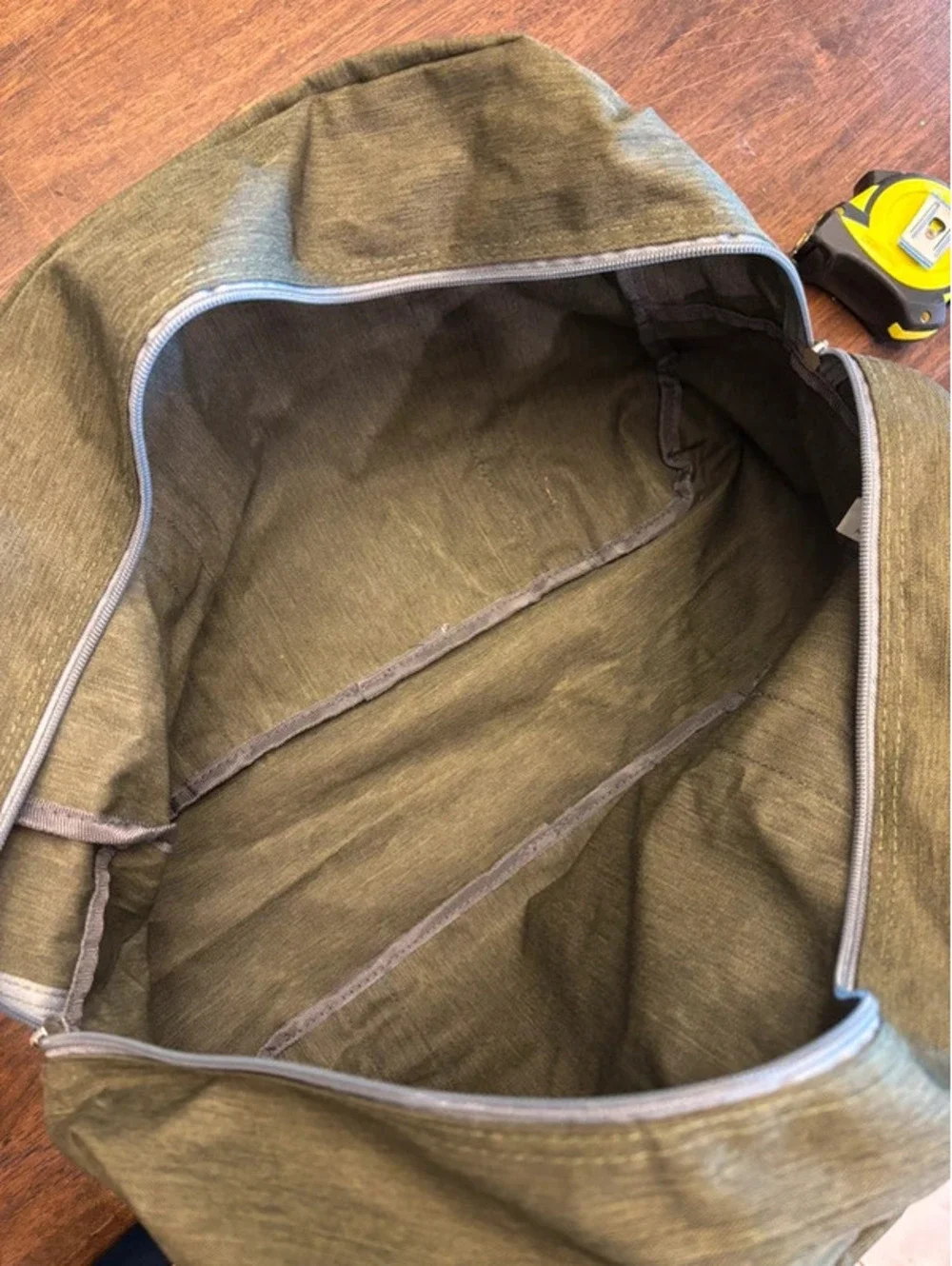 Narwey Foldable Travel Duffel Bag Olive Green Lightweight Weekender Carry On